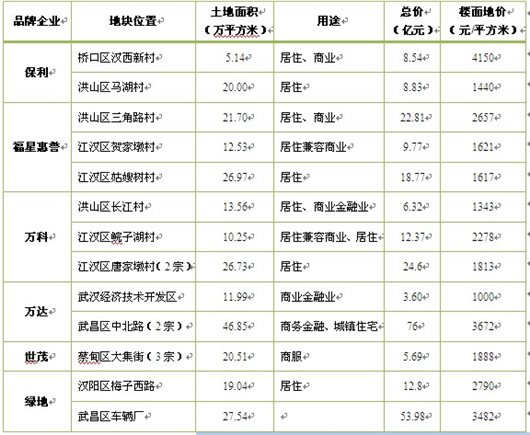 2010年武汉房地产市场回顾及展望